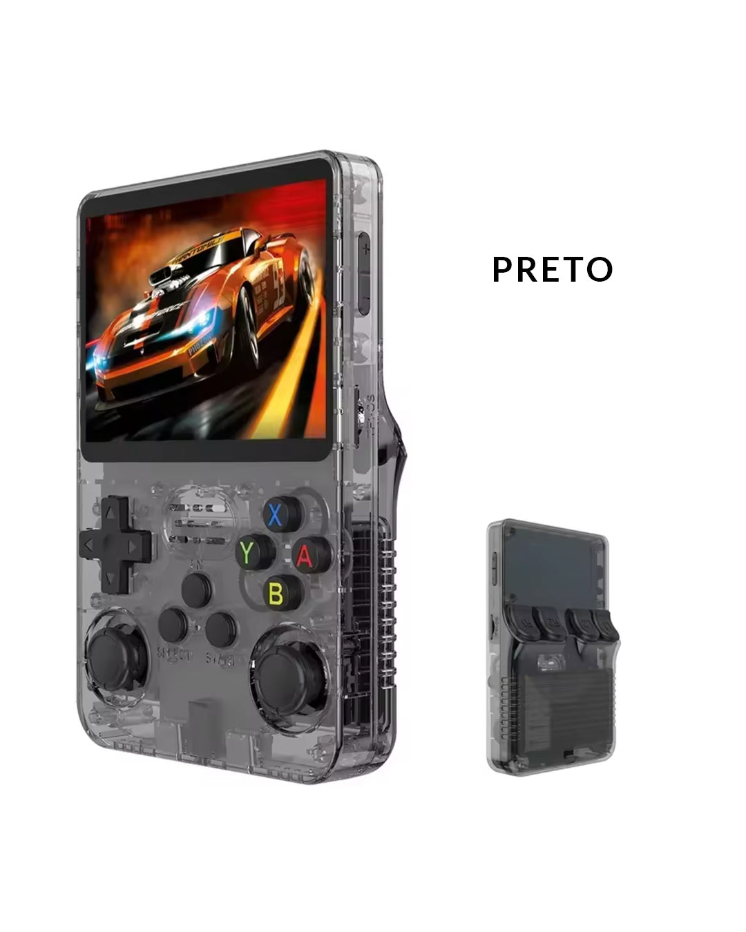 Consola Portátil com 15000 Jogos Preto