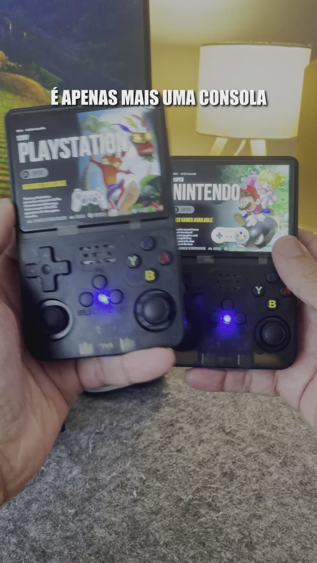 Consola Portátil com 15000 Jogos Branco